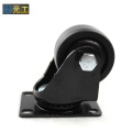 2.5 inch heavy duty plate swivel low gravity center casters